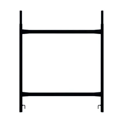 Painel tubular de andaime, quadro de tubos pretos